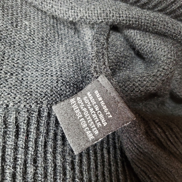 Boutique Aqua Blues Women's Dreamer Sweater Size XL Black Embroidered Pullover - Picture 9 of 16